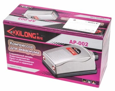 X103 XILONG AP-002 двухканальный компрессор, 5вт, 2х2,5л/мин