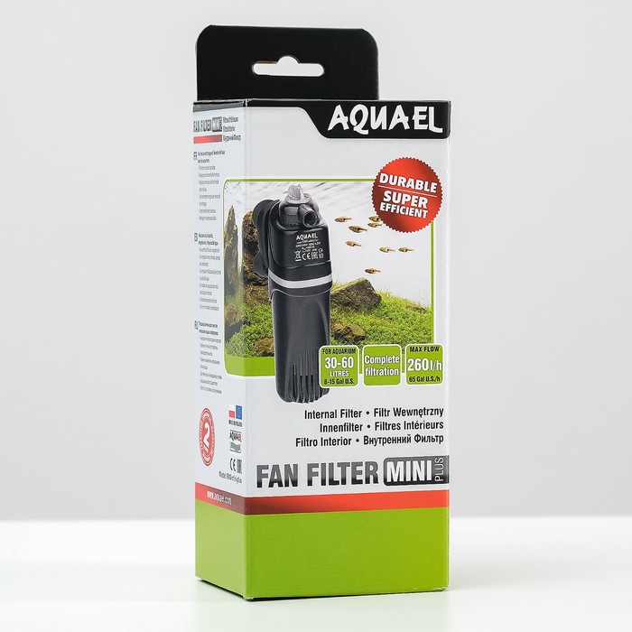 Фильтр внутренний AQUAEL FAN-mini plus 260л/ч, до 60 л.