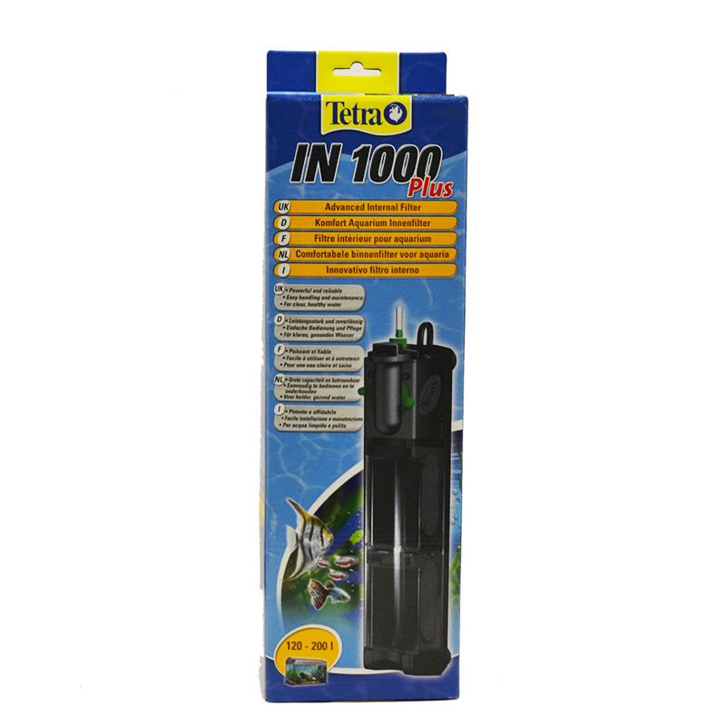 Tetratec IN1000 - внутренний фильтр 1000 л/ч для аквариумов до 200