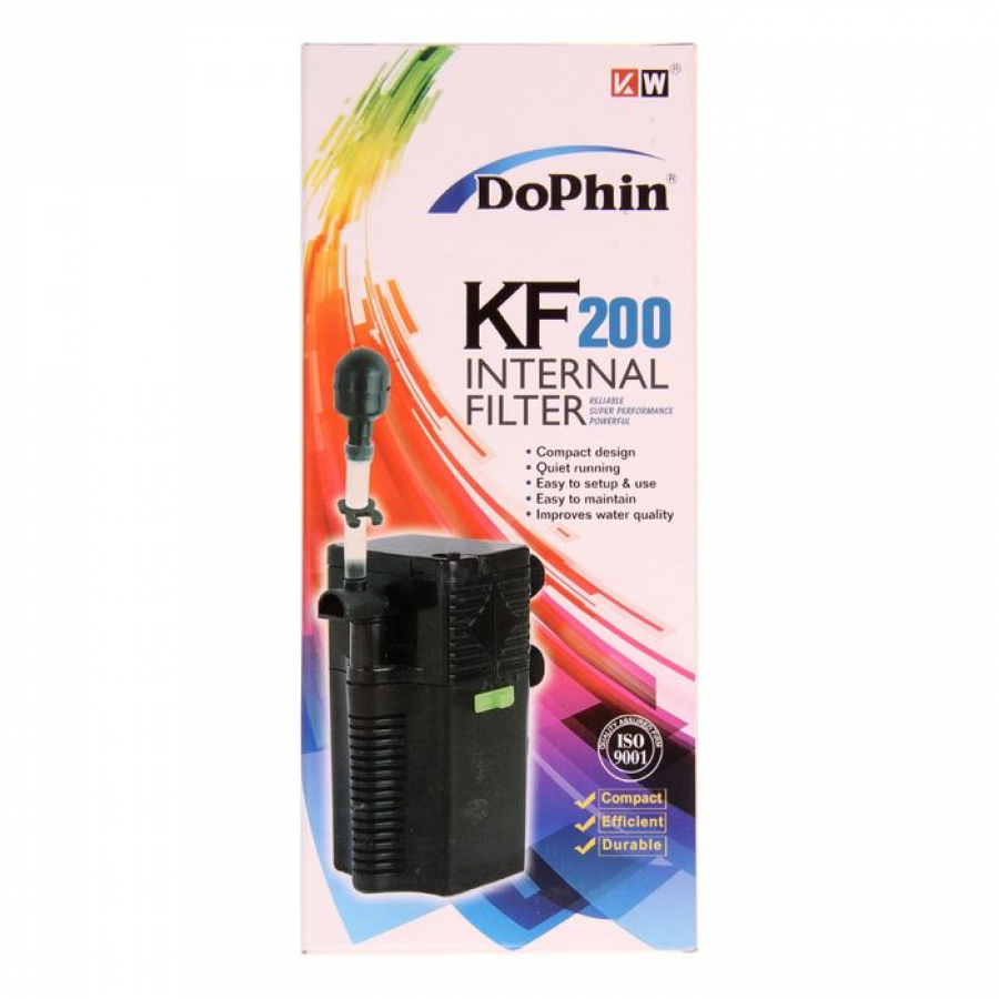 Dophin KF-200 (KW) Внутренний фильтр с регулятором, 3,2 вт., 240 л/ч 