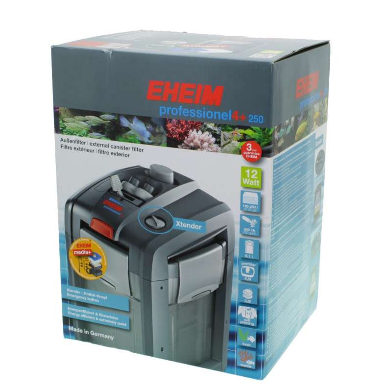 Фильтр внешний EHEIM PROFESSIONEL 4+ 250  -  для аквариумов от 120 до 250 л, производительность 950 л/ч.
